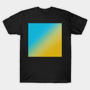 Blue Yellow Gradient T-Shirt